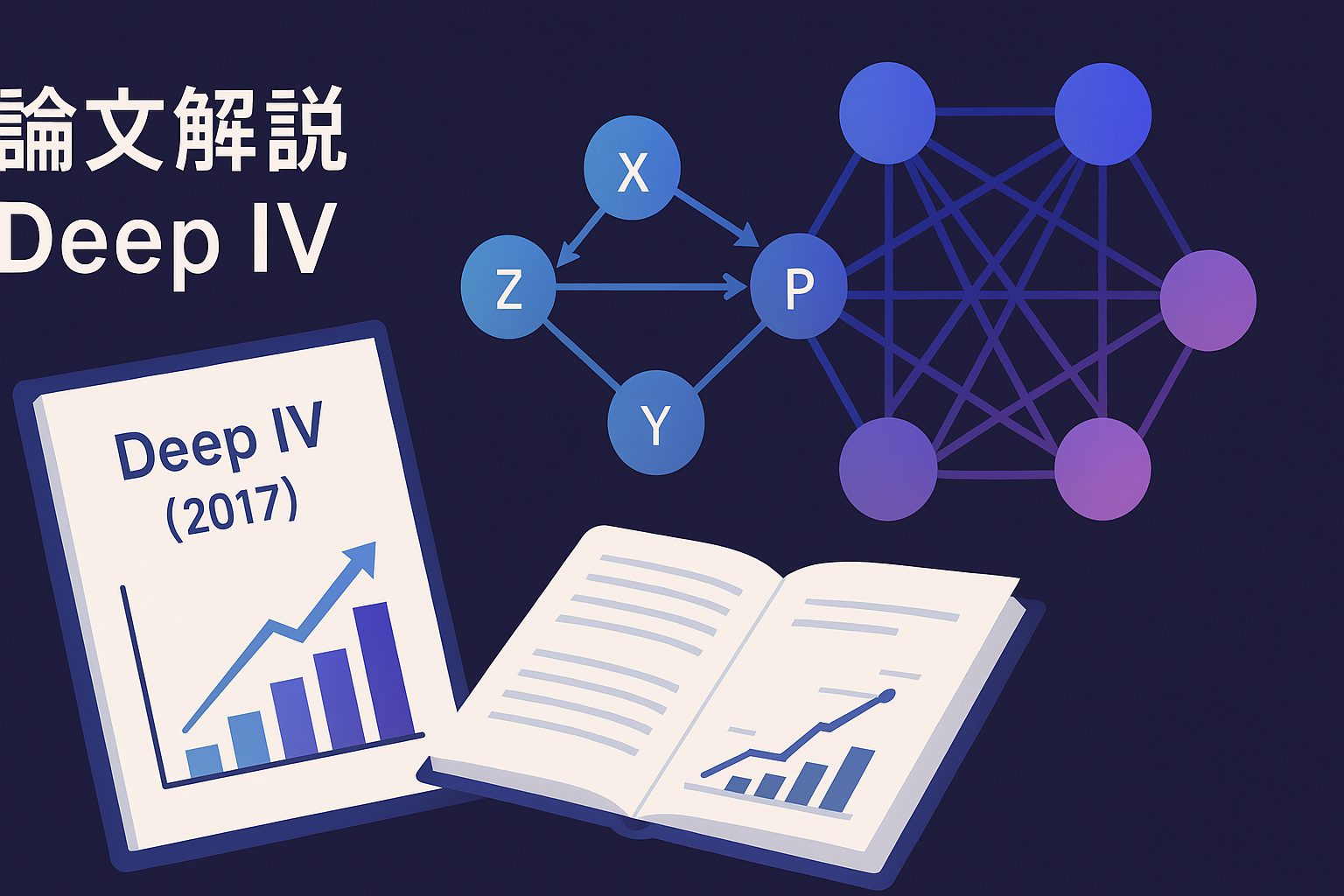 Deep IV 徹底解説（2017論文）｜深層学習×操作変数で因果推論と反実